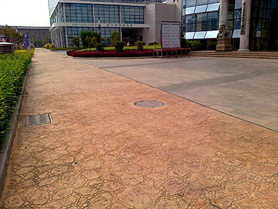 水泥印花地坪